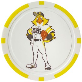 LEZAX SBAC-5726 Fukuoka SoftBank Hawks Golf Casino Marker White