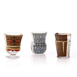 Seletti Hybrid Rodinia Set 3 Glasses