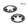 sourcing map Pack of 100 M3 Star Lock Washers 2.5