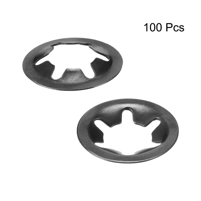 sourcing map Pack of 100 M3 Star Lock Washers 2.5