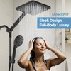 Dual Handheld Shower Head Combo, 2-in-1 Rain Shower Heads System