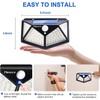 VINHMOR Solar Lights Outdoor 6 Pack, 100LED/3 Modes 270° Lighting