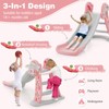 GLACER 4 in 1 Toddler Slide, Folding Baby Slide with