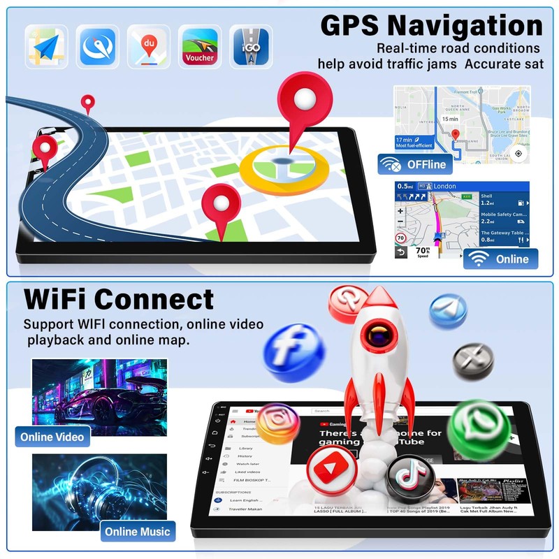 【DSP & 32-EQ】 4G+64G for Honda Odyssey 2005-2010 Android Car