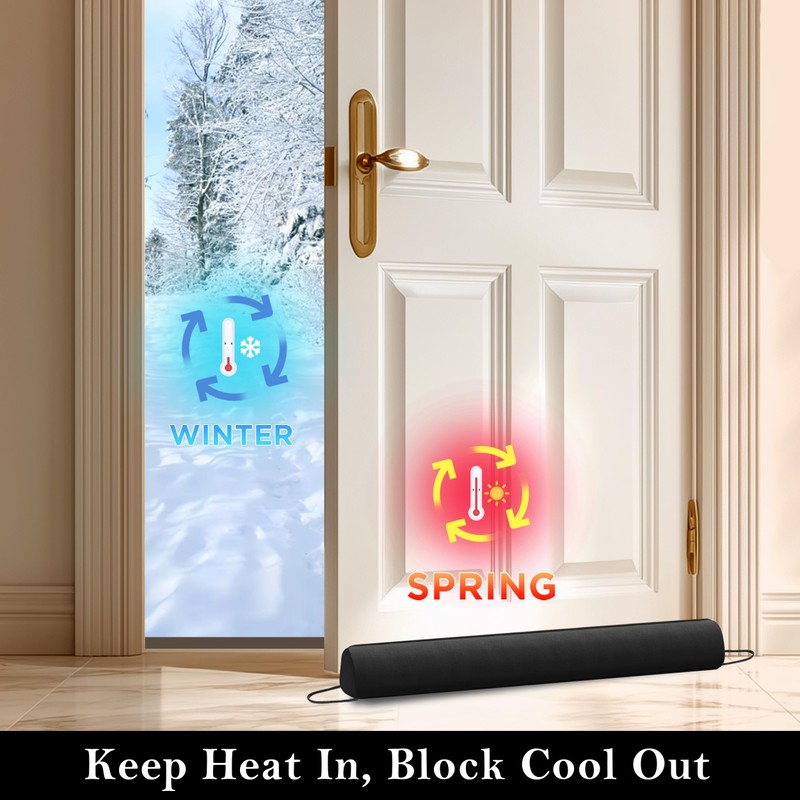Sunolga 32" Door Draft Stopper Blocks Hot and Cold Air