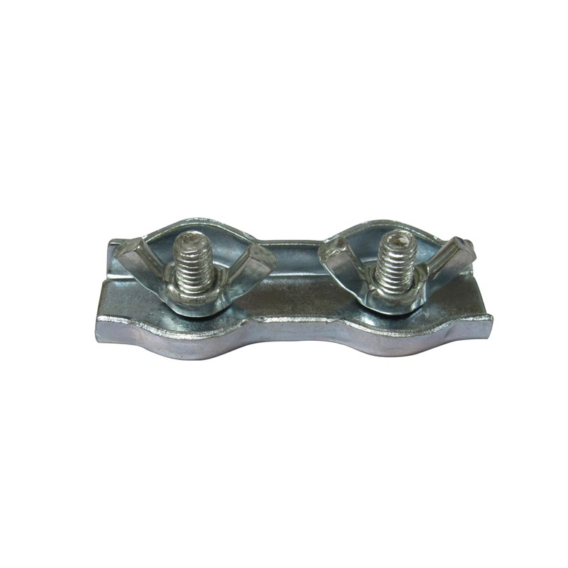 Duplex Wire Rope Grips With Wing Nuts X10 3MM -