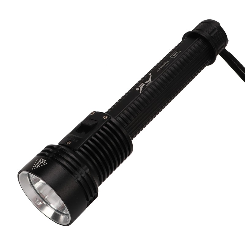 T40 Diving Flashlight Magnetron Switch Strong Light Dive Torch IPX8