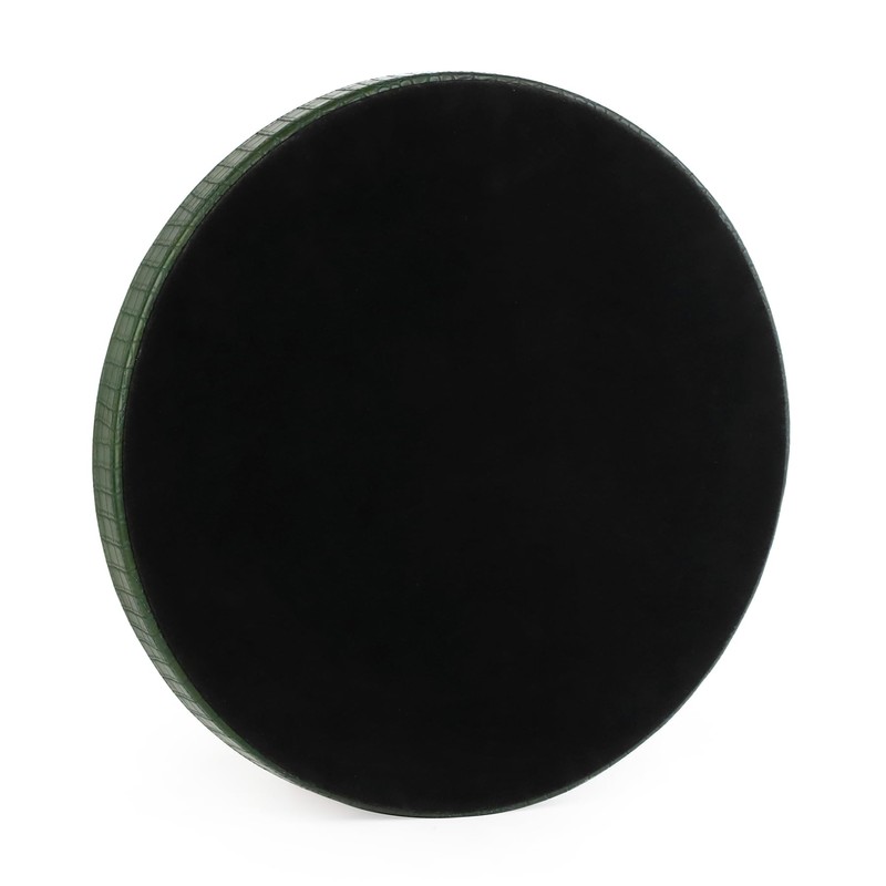 HofferRuffer Extra Large Round Serving Tray 20'', Elegant Oversized Faux