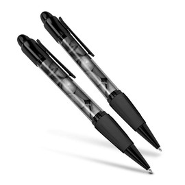 Destination Vinyl ltd Beautiful and comfortable Set of 2 Matching Pens BW - Pear Fruit Food Healthy Living #36455