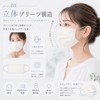 [babaka] マスク 大きめ 特大 Ω式プリーツ【ひんやり・冷感マスク追加】サラッと快適 使い捨てマスク 個包装 顔にフィット 立体マスク 通気性
