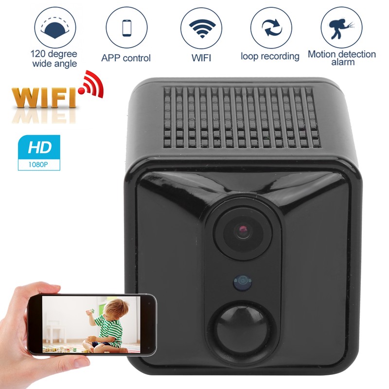 Security Camera 1080P IR Night Vision Mini Portable Cam Surveillance