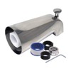 EZ-FLO 5-1/8 Inch Universal Tub Spout with Diverter, Brushed Nickel,