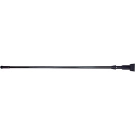 SPARTA 369475EC03 Fiberglass Mop Handle, Jaw Style Mop With Swivel Hang Up Cap For Cleaning, Commercial, Residential, 60 Inches, Black