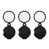 Lupa, bolsillo plegable lupa con funda protectora de piel 6X