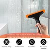 KVAEY Small Silicone Window Squeegee, 5.9 Inch Car Windshield Water