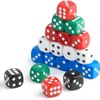 PHISGNIO Set of 100 Dice Six Sided Dice Set, Colourful