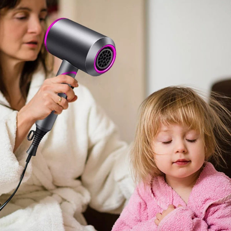 XTxinteng Secador De Pelo Iónico De 1800w Con Difusor 3