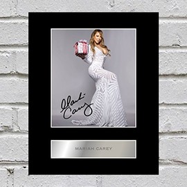 Mariah Carey Signed Mounted Photo Display #2