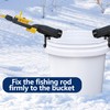 2 Pcs Bucket Rod Holder- Ice Fishing Rod Holder- Ice
