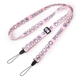 VOVMOEYA Children's Strap, Shoulder Strap, Shoulder Strap, Crossbody Shoulder Strap, Compatible with Smartphone/Cellphone/Keys/Camera/ID Cards, Smartphone Strap, Adjustable Length, Quick Removal,