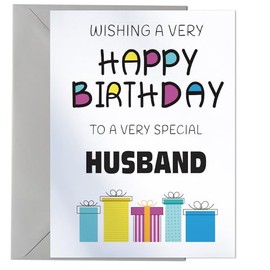 Happy Birthday Card To A Very Special Husband