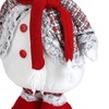 Retractable Standing Snowman Doll Toy Christmas Decoration for Birthday Festival