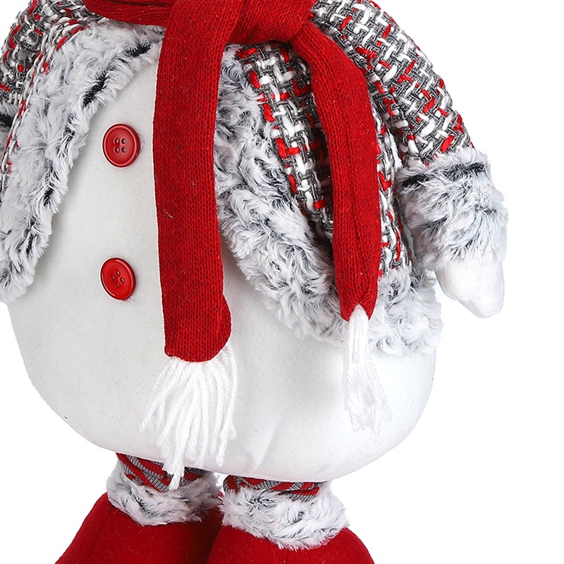 Retractable Standing Snowman Doll Toy Christmas Decoration for Birthday Festival