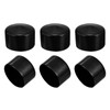 PATIKIL 75mm/2.95" Rubber End Caps, 6 Pcs Screw Caps Covers