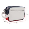 PU Leather Golf Ball Pouch Bag Tee Holder Handbag Storage
