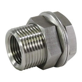 Flowbal Stainless Steel Threaded Fitting Panel Union VPU-01 1/8