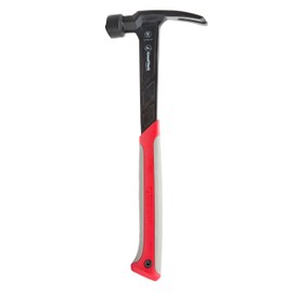 GreatNeck 70001 Speed Strike Hammer, 16 oz | Contractor’s Framing Hammer | Large Checkered Hammering Face | Straight Ripping Claw | Magnetic Nail Starter | Limited Lifetime Warranty
