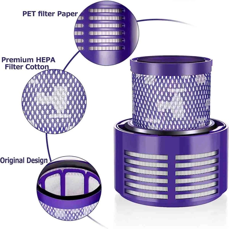For Dyson 2X HEPA Filter For DYSON Cyclone V10 SV12