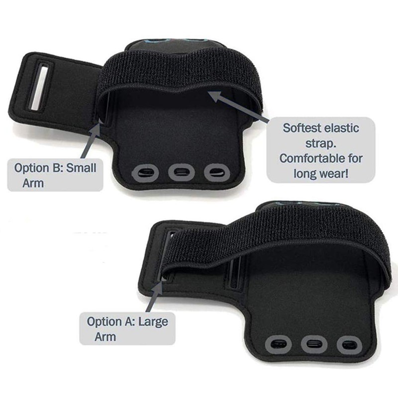 Sports Running Armband Black E-4