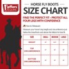 Jeffers Romper Stomper Fly Boots for Horses - Turquoise &