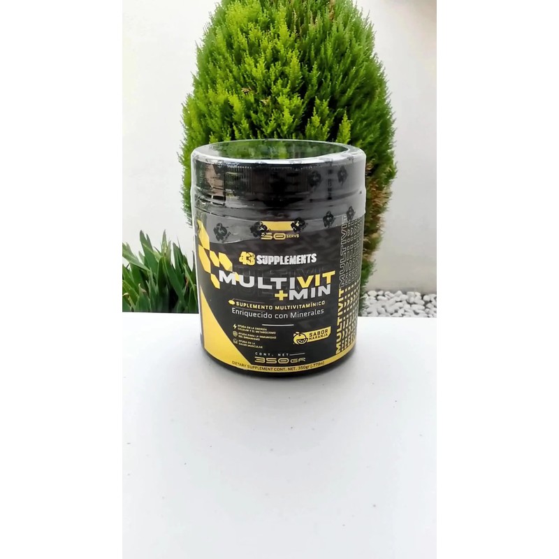 Suplemento Multivitamínico + Minerales 43 Supplements 350gr