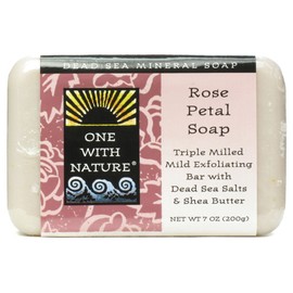 One With Nature Soap Bar Rose Petal