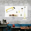 Neoaider Slatwall Panel 4 FT x 2 FT, Interlocking Slat