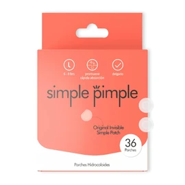 Simple Pimple - Pickelpflaster, Pimple Patches mit Salicylsäure, Teebaumöl, Akne, Pickelpflaster, Behandlung von Pickeln und Mitessern, Skincare (36, Original)