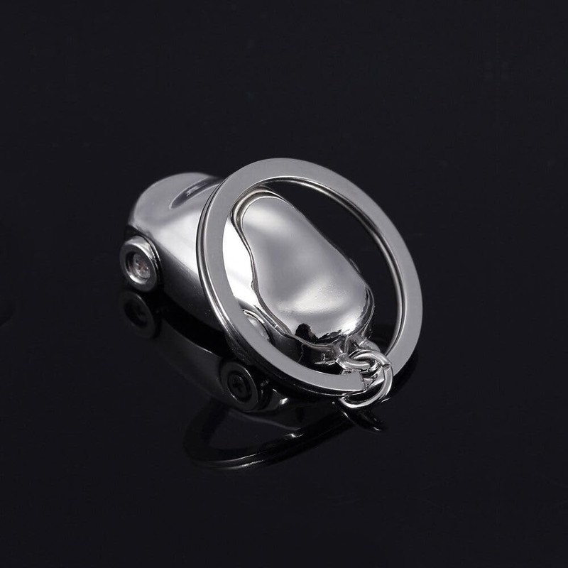 Freedale Silver 3D Car Auto Keyring Motor Car Key Chain