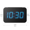 BALDR Table Clock Big Time Display with Blue Backlight