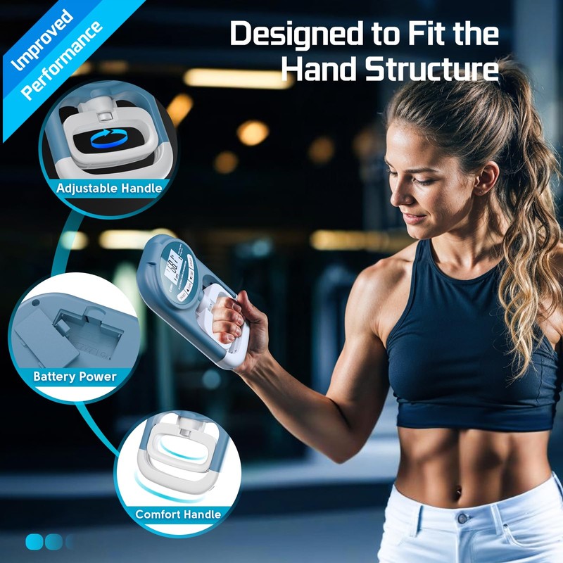 Grip Strength Tester Hand Dynamometer - Electronic Meter Digital Agarre