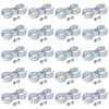 Fanmao 20 Sets 1-3/8" Chain Link Fence Saddle Clamps for