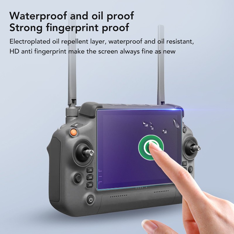 2PCS Drone RC Screen Film Screen Protector Tempered Glass Anti