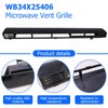 2PC WB34X25406 Replacement Microwave Vent Grille for GE 4465386, AP6040821,