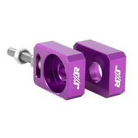 JXR Axle Chain Tensioner Tensioner Blocks for Surron Light Bee Talaria Sting + R (Purple)