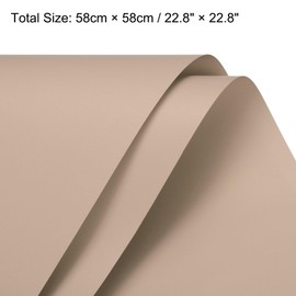 sourcing map Pearlescent Film Flower Wrapping Paper 22.8x22.8 Inch Waterproof for DIY Crafts, Gift/Gift Box Packaging Lotus Root Gray Pack of 20pcs