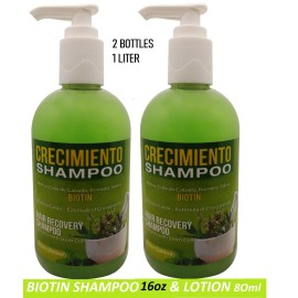 All Natural SHAMPOO CRECIMIENTO 1 Lt + 3 AMPOLLAS CRECIMIENTO INTENSIVO