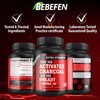 Activated Charcoal 1,200mg Per Serving by BEBEFEN | Enhanced with