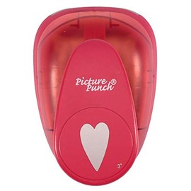 Vaessen Creative Craft Paper Punch, Heart, for DIY Projects, Scrapbooking, Card Making and More, Multi-Colour, 15.1 x 10.9 x 8.5 cm
