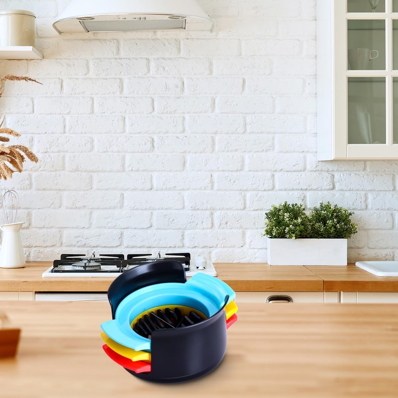 3 in 1Egg Slicer for Boiled Eggs Egg Cutter Egg